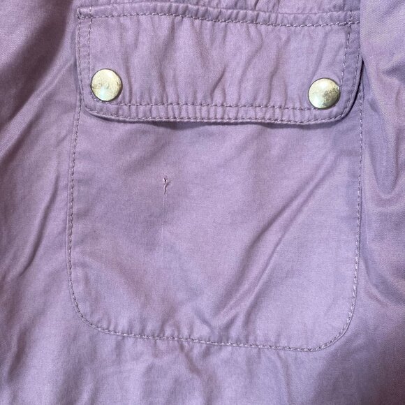 H&M Womens Taupe Belted Jacket With Gold Accent Buttons Size 8 Medium - Picture 8 of 13